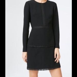 Club Monaco black shift dress size 0